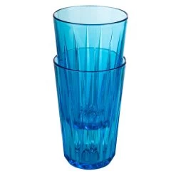 APS Trinkbecher 6er Set 300 Ml "CRYSTAL" In Blau Ø 8 Cm, H: 12,5 Cm -Günstiges Koch Zauber Geschäft aps trinkbecher 6er set 300 ml crystal in blau o 8 cm h 12 5 cm 2