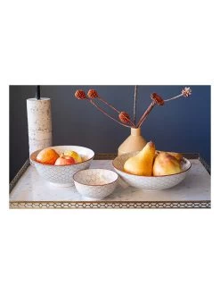 6er-Set: Suppenteller "Slow" In Weiß/ Grau - Ø 21 Cm -Günstiges Koch Zauber Geschäft ardtime 6er set suppenteller slow in weiss grau o 21 cm 4