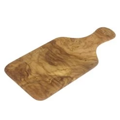 Schneidbrett Mit Griff, Olivenholz - 29 X 14 Cm