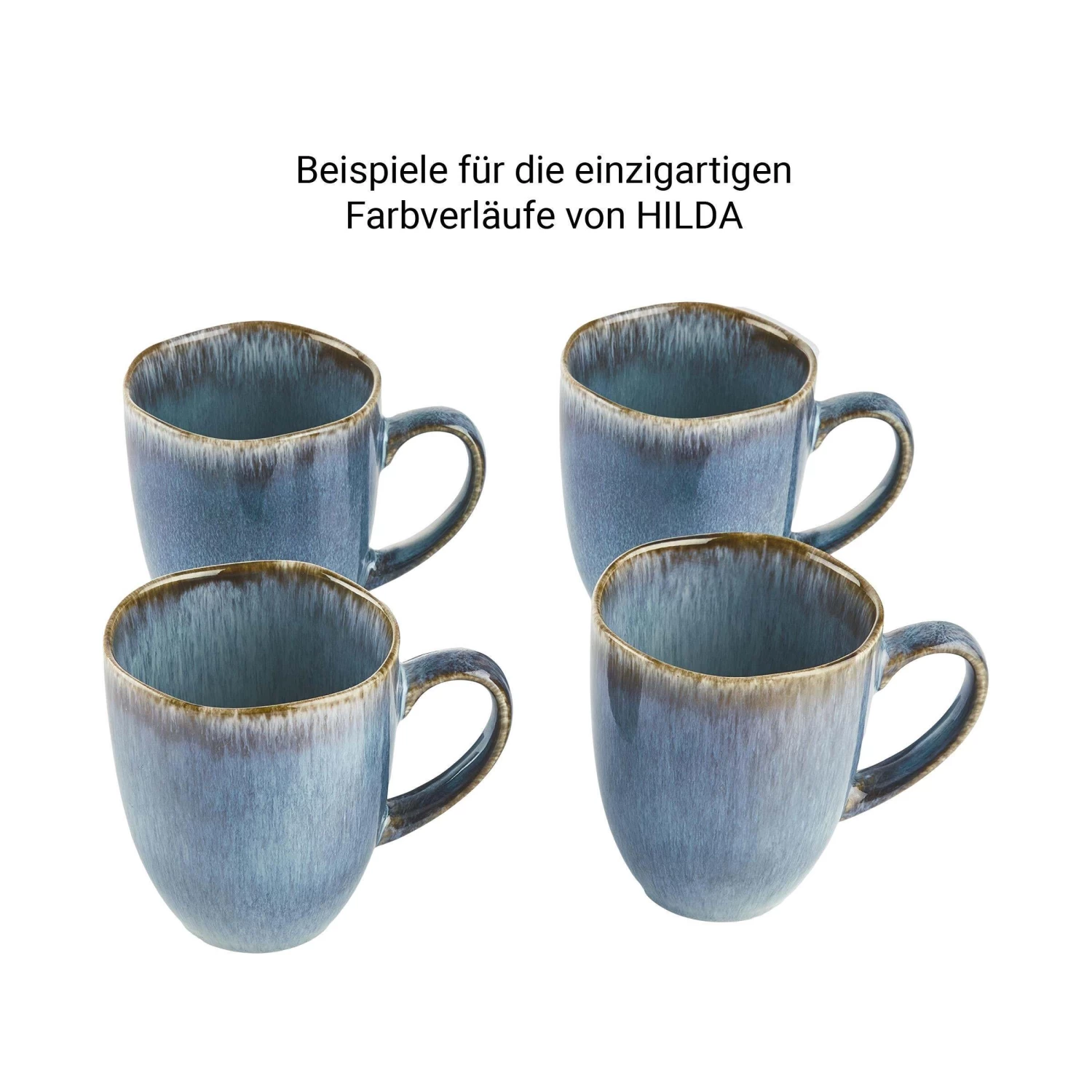 Geschirr-Set 16-tlg. HILDA In Dunkelblau 18 Geschirr-Set 16-tlg. HILDA In Dunkelblau – Bild 18