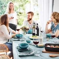 Geschirr-Set Zum Dinner 12-tlg. DE LA ROYA In Blau 22 Geschirr-Set Zum Dinner 12-tlg. DE LA ROYA In Blau -Günstiges Koch Zauber Geschäft butlers geschirr set zum dinner 12 tlg de la roya in blau 10