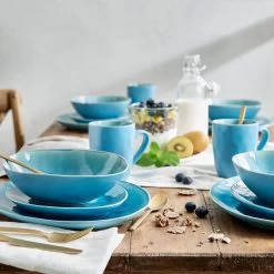 Geschirr-Set Zum Dinner 12-tlg. DE LA ROYA In Blau 23 Geschirr-Set Zum Dinner 12-tlg. DE LA ROYA In Blau -Günstiges Koch Zauber Geschäft butlers geschirr set zum dinner 12 tlg de la roya in blau 11