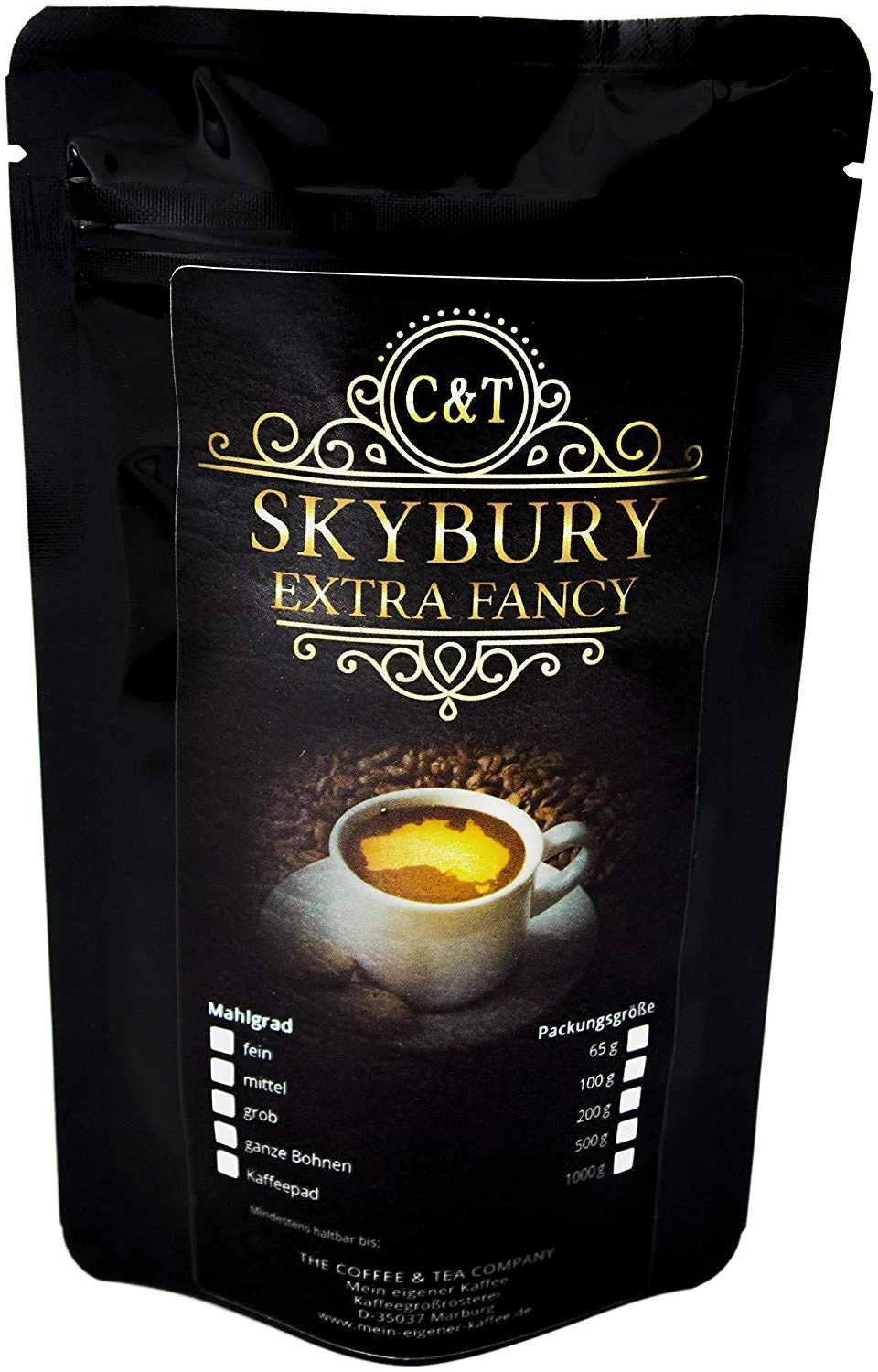 Kaffee "Australia Skybury Extra Fancy" - 500g Ganze Bohnen 1 Kaffee "Australia Skybury Extra Fancy" - 500g Ganze Bohnen
