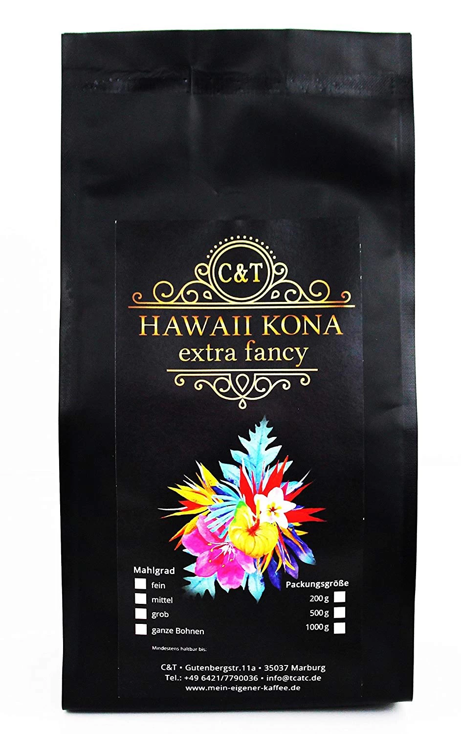 Kaffee "HAWAII KONA" - 500 Gramm Ganze Bohnen 2 Kaffee "HAWAII KONA" - 500 Gramm Ganze Bohnen – Bild 2