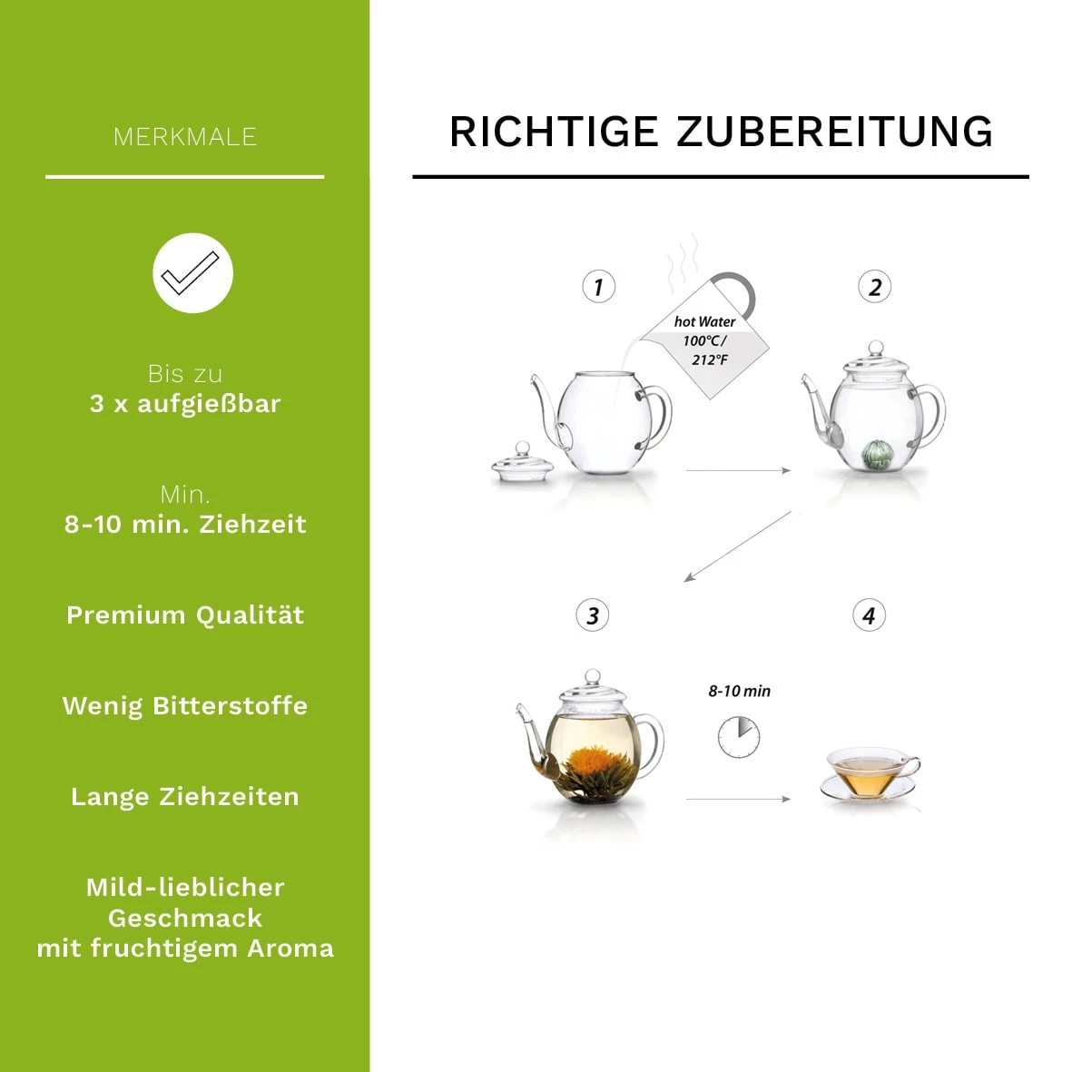 12er Holzbox ErblühTee Grüner Tee "Fruity Flavor" 4 12er Holzbox ErblühTee Grüner Tee "Fruity Flavor" – Bild 4