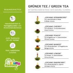 2x Teeblumen Geschenkset - 6x Grüner Tee + 6x Weißer Tee Inkl. Teekannen 0.5l 9 2x Teeblumen Geschenkset - 6x Grüner Tee + 6x Weißer Tee Inkl. Teekannen 0.5l -Günstiges Koch Zauber Geschäft creano 2x teeblumen geschenkset 6x gruner tee 6x weisser tee inkl teekannen 0 5l 2