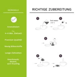 Grüntee 36er Pack Teelini, 4 Sorten, 180gr Netto -Günstiges Koch Zauber Geschäft creano gruntee 36er pack teelini 4 sorten 180gr netto 5