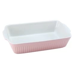 Auflaufform Classic Pastell Kitchen Rechteckig, 34 X 20 X 5,5 Cm In Rose