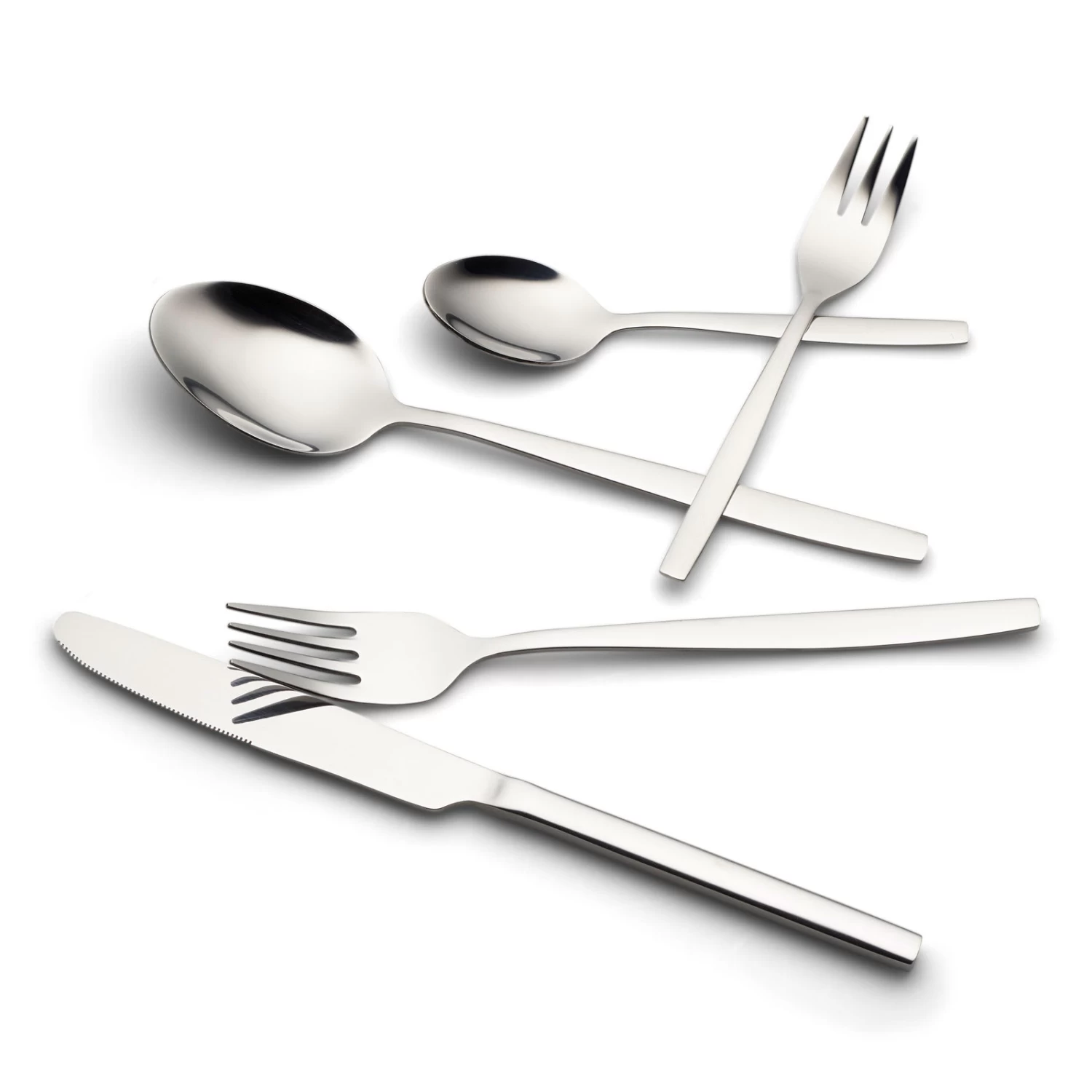 30 Tlg. Set Tafelbesteck "Positano" In Silber 2 30 Tlg. Set Tafelbesteck "Positano" In Silber – Bild 2