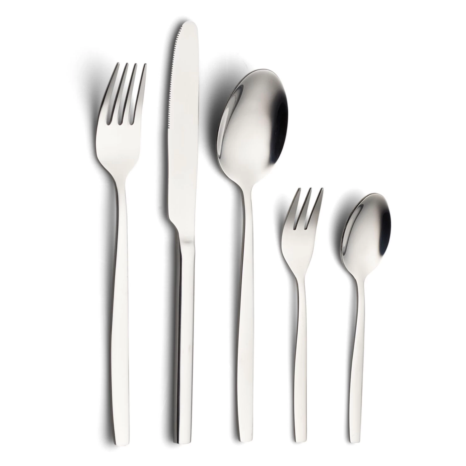 30 Tlg. Set Tafelbesteck "Positano" In Silber 1 30 Tlg. Set Tafelbesteck "Positano" In Silber