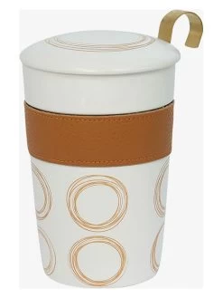 Teetasse "Teaeve - Circular" In Hellbraun/ Weiß - 350 Ml