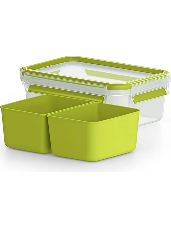 Emsa 2er-Set: Lunchboxen "Clip & Go" In Grün - 1 L 2 Emsa 2er-Set: Lunchboxen "Clip & Go" In Grün - 1 L – Bild 2