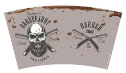 Coffee To Go Becher Barber Skull Bunt - 400ml -Günstiges Koch Zauber Geschäft geda labels coffee to go becher barber skull bunt 400ml 2