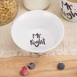 Müslischale Mr. Right In Weiß - 400 Ml -Günstiges Koch Zauber Geschäft geda labels muslischale mr right in weiss 400 ml 2