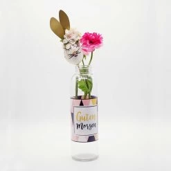 Trinkflasche Guten Morgen Glas In Bunt - 500 Ml 7 Trinkflasche Guten Morgen Glas In Bunt - 500 Ml -Günstiges Koch Zauber Geschäft geda labels trinkflasche guten morgen glas in bunt 500 ml 2