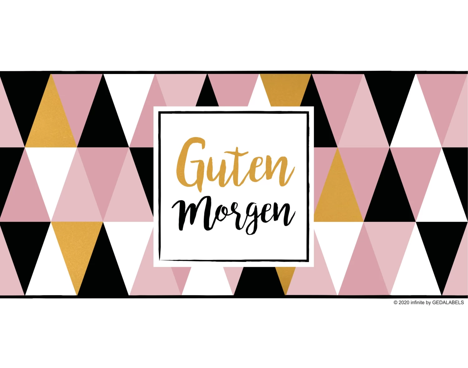 Trinkflasche Guten Morgen Glas In Bunt - 500 Ml 5 Trinkflasche Guten Morgen Glas In Bunt - 500 Ml – Bild 5