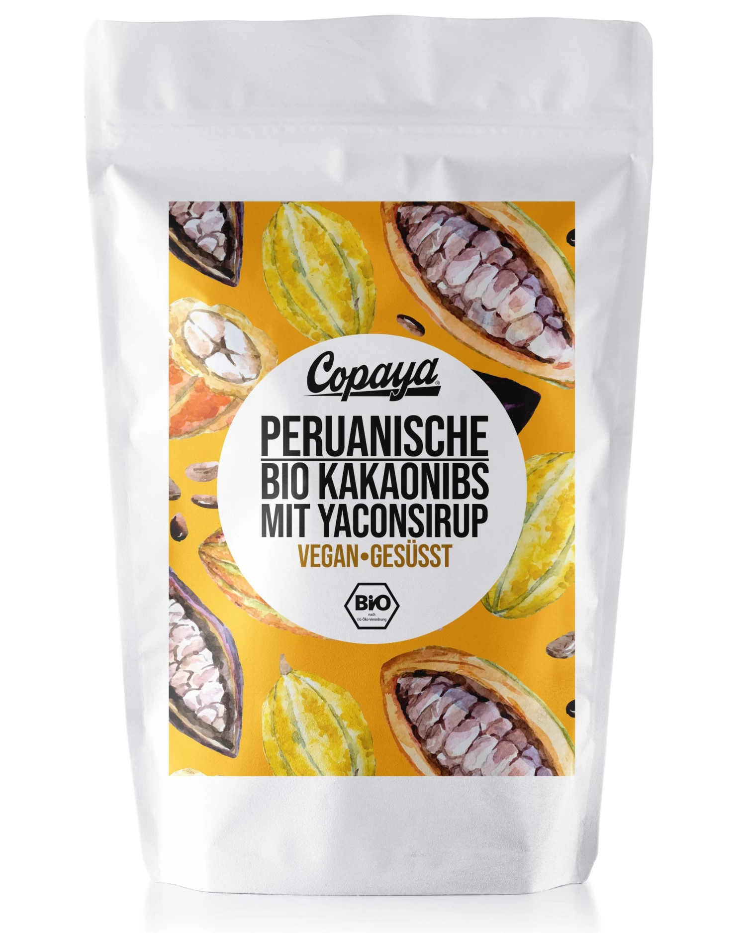 500g Bio Roh Kakaonibs Mit Yaconsirup Von Copaya 1 500g Bio Roh Kakaonibs Mit Yaconsirup Von Copaya