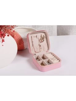 Schmuckbox In Rosa - (L)10 X (B)10 X (H)5,5 Cm