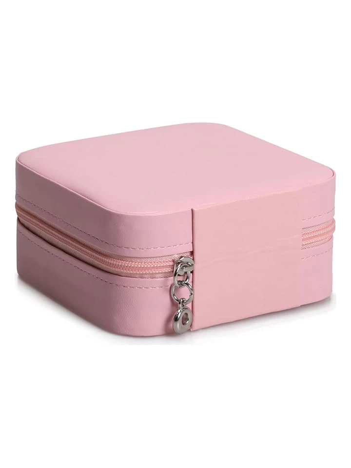Schmuckbox In Rosa - (L)10 X (B)10 X (H)5,5 Cm 5 Schmuckbox In Rosa - (L)10 X (B)10 X (H)5,5 Cm – Bild 5