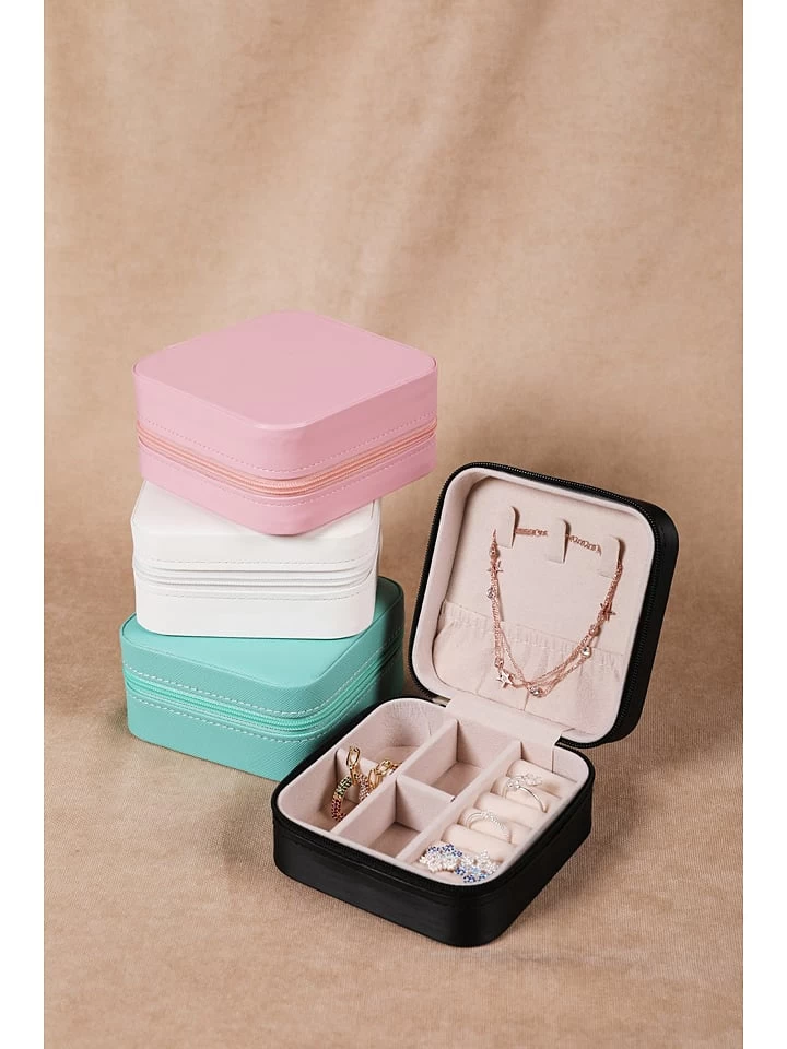 Schmuckbox In Rosa - (L)10 X (B)10 X (H)5,5 Cm 10 Schmuckbox In Rosa - (L)10 X (B)10 X (H)5,5 Cm – Bild 10