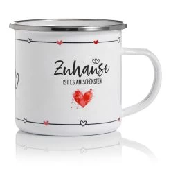 Zuhause Ist Es Am Schönesten, Farbe: Weiß