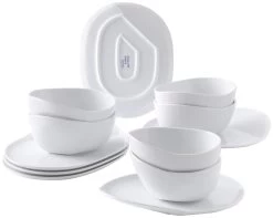 12 Tlg. Frühstücksset Für 6 Personen Serie "O - The Better Place"
