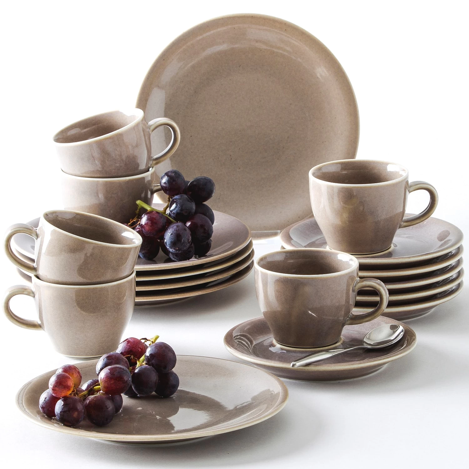 18tlg. Porzellan Kaffeeservice "Homestyle" Für 6 Personen 4 18tlg. Porzellan Kaffeeservice "Homestyle" Für 6 Personen – Bild 4
