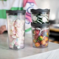 Koziol PRINCE SET OSLO - Vorratsdosenset In Nature Ash Grey -Günstiges Koch Zauber Geschäft koziol prince set oslo vorratsdosenset in nature ash grey 2