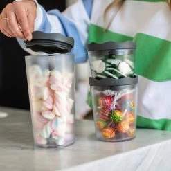 Koziol PRINCE SET OSLO - Vorratsdosenset In Nature Ash Grey -Günstiges Koch Zauber Geschäft koziol prince set oslo vorratsdosenset in nature ash grey 3