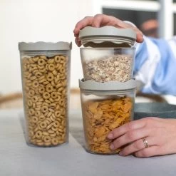 Koziol PRINCE SET OSLO - Vorratsdosenset In Nature Ash Grey -Günstiges Koch Zauber Geschäft koziol prince set oslo vorratsdosenset in nature ash grey 6