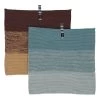 2er-Set: Geschirrtücher "Niji" In Braun/ Hellblau - (L)25 X (B)25 Cm
