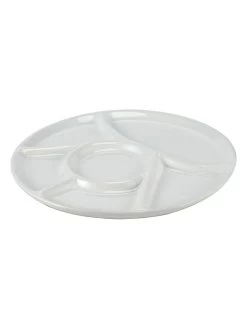 Servierteller In Weiß - Ø 23 Cm