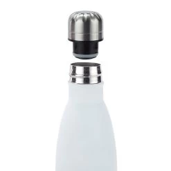 1x Edelstahl-Trinkflasche In Weiß - 500 Ml 13 1x Edelstahl-Trinkflasche In Weiß - 500 Ml -Günstiges Koch Zauber Geschäft relaxdays 1x edelstahl trinkflasche in weiss 500 ml 6