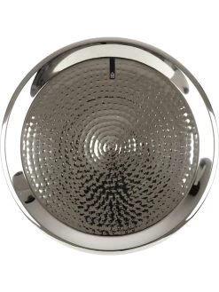 Servierteller In Silber - Ø 40 Cm -Günstiges Koch Zauber Geschäft retro chic servierteller in silber o 40 cm 2