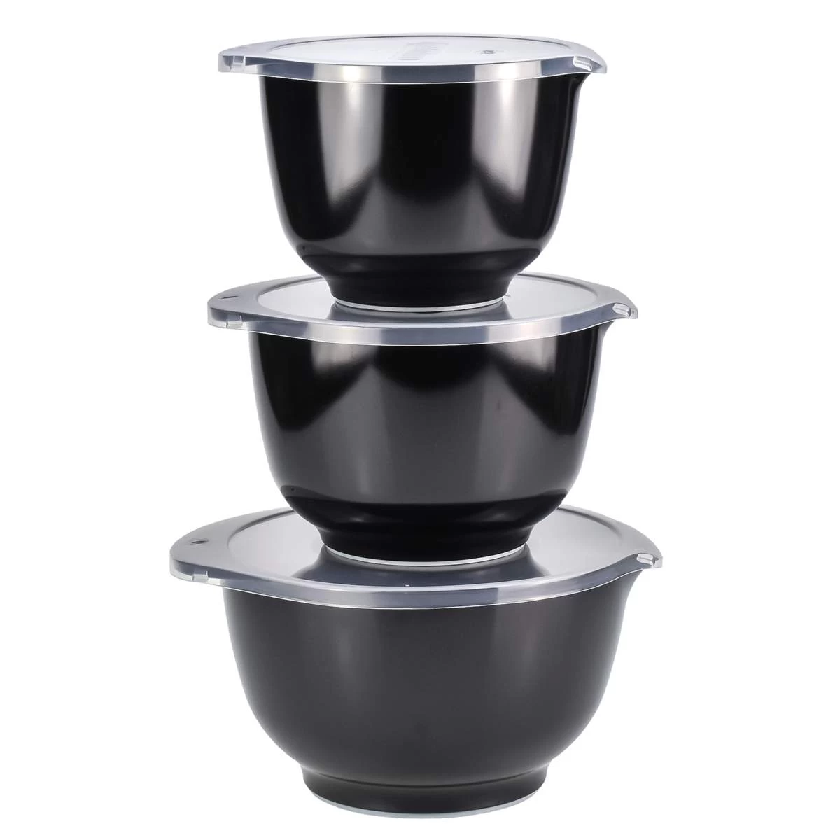Rosti Rührschüssel Set Margrethe 3-tlg. In Schwarz 1 Rosti Rührschüssel Set Margrethe 3-tlg. In Schwarz