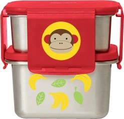 Skip Hop Zoo Edelstahl-Lunch-Set Affe
