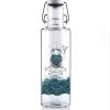 Trinkflasche "soulsailor" In Schwarz, Weiß, Blau - 600ml
