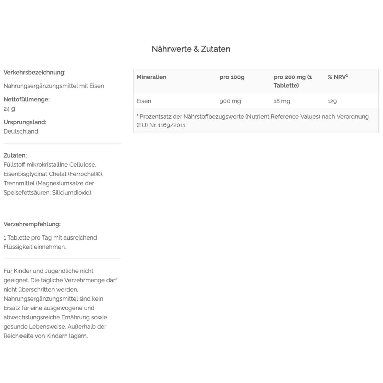 Eisen In Geschmacksneutral 2 Eisen In Geschmacksneutral – Bild 2