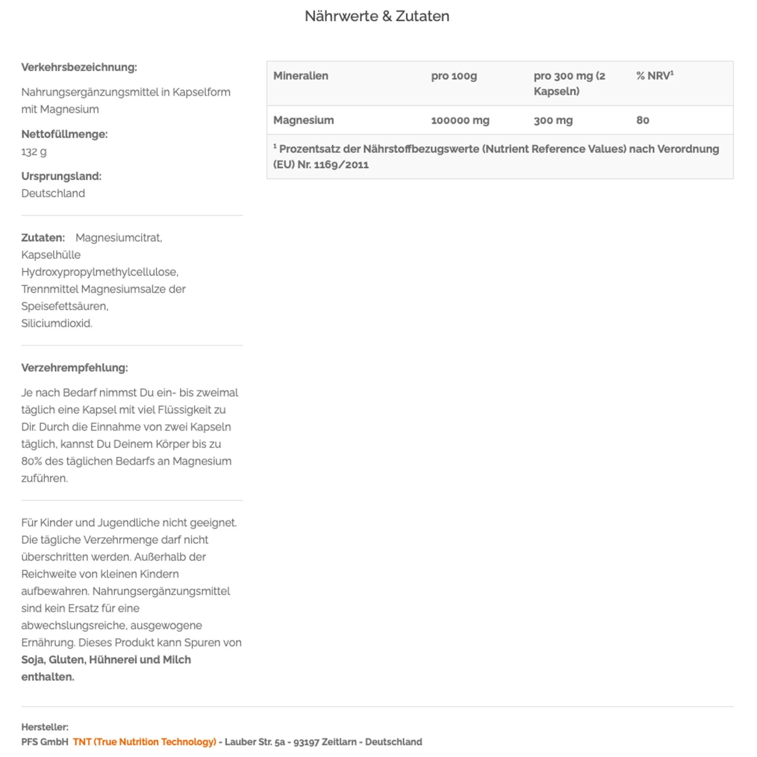 Magnesium Kapseln In Multicolored 2 Magnesium Kapseln In Multicolored – Bild 2