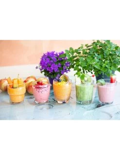 6er-Set: Gläser "Luxor" In Transparent - 320 Ml -Günstiges Koch Zauber Geschäft trendy kitchen by excelsa 6er set glaser luxor in transparent 320 ml 2