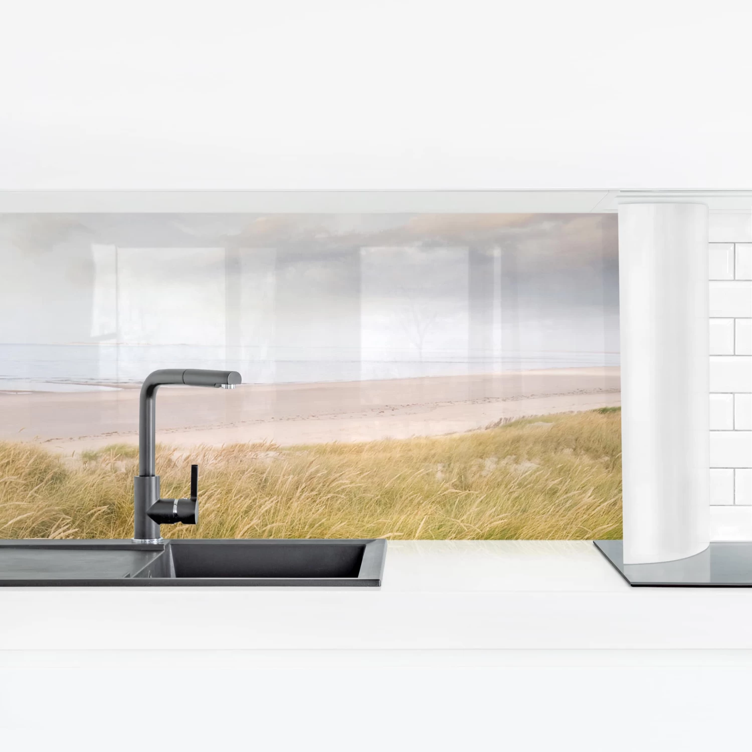 Küchenrückwand - Dünentraum In Creme-Beige 1 Küchenrückwand - Dünentraum In Creme-Beige