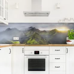 Küchenrückwand - Storkonufell Island In Grün 10 Küchenrückwand - Storkonufell Island In Grün -Günstiges Koch Zauber Geschäft wallart kuchenruckwand storkonufell island in grun 2